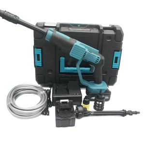 Equipo portátil eléctrico inalámbrico de 5 m de largo para el cuidado del automóvil, utilizado para la limpieza del automóvil, lavado de parabrisas, pistola de limpieza de alta presión. - Product Image 1