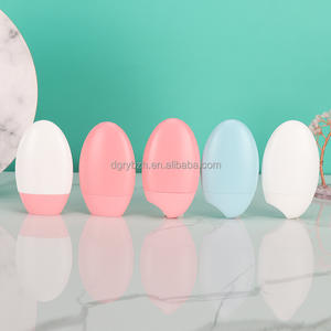 Emballage de bouteille de crème solaire ovale de conception crantée innovante vide de 50g pour la lotion de crème de crème de BB de fond de teint liquide de correcteur de main - Product Image 3