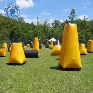 Cheap Inflatable CS Shooting Obstacle Bunkers / CS Shoot Sport Inflatable Paintball Air Bunkers For Sale