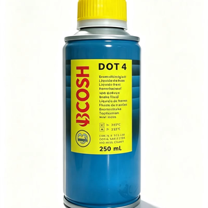 Bidon métallique de 250 ml pour liquide de <span class=keywords><strong>frein</strong></span> à haute température d'ébullition <span class=keywords><strong>DOT</strong></span> <span class=keywords><strong>4</strong></span> DOT3 - Product Image 1