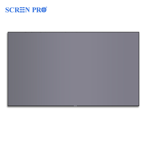 SCREENPRO 84&quot;~150&quot; 3D Metal 4K /8K HD Grey Crystal <strong>Alr</strong> Thin Fixed <strong>Frame</strong> Projection <strong>Screens</strong> For Short/ Long Throw <strong>Projectors</strong> - Product Image 1