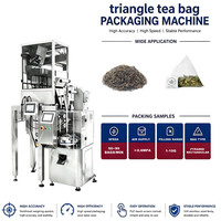 Machine d'emballage de thé en sachet triangulaire, machine d'emballage de sachets de thé pyramidaux, machine d'emballage par scellement ultrasonique