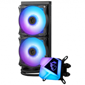Refroidisseur d'eau MSI MAG CORELIQUID C280 ARGB 280 mm, refroidissement liquide, compatible avec le chipset Intel Z690, socket LGA 1700, processeur I9 12900K - Product Image 4