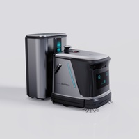 Machine de nettoyage de sols commerciale pour hôtels et ateliers, robot de nettoyage industriel