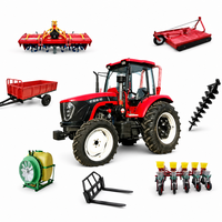 Livraison gratuite, tracteur multifonctionnel, best-seller, petit tracteur 4x4, mini-ferme, tracteur à 4 roues motrices, machine agricole
