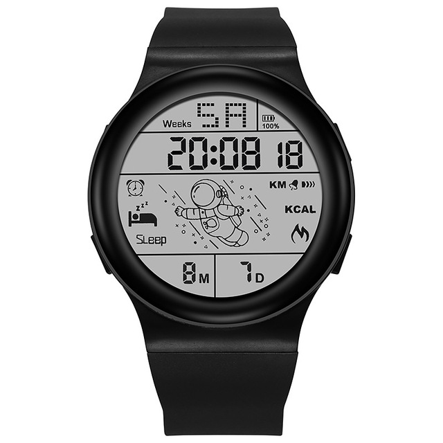 Wholesale Fashion Astronaut Electronic Watch for Unisex Students Sports Digital Display Watch