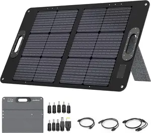 OEM Nhà máy cung cấp tùy chỉnh 60 Wát gấp Tấm pin mặt trời sạc cho amazon, mong muốn, AliExpress, shopee