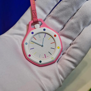Nouvelle <span class=keywords><strong>montre</strong></span> à quartz à <span class=keywords><strong>pendentif</strong></span> dessin animé pour hommes et femmes APS, épaisseur de boîtier 5 mm, aiguille, étanche, style <span class=keywords><strong>pendentif</strong></span>, <span class=keywords><strong>montre</strong></span> de poche murale - Product Image 3