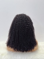 Perruque en cheveux humains Jerry Curly 18 pouces JC 13X4 avec dentelle frontale pour tresses micro twist