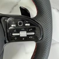 Volant de voiture en cuir pour Mercedes Benz W164 W166 W177 W204 W205 W212 W222 C63 C43 E350D GLA GLC GLB, accessoires de voiture