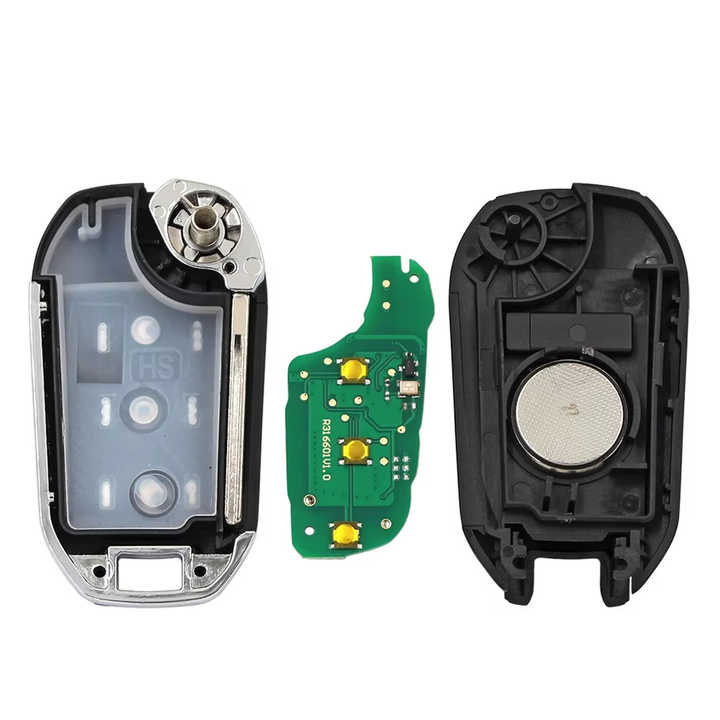 3-przyciskowy Pilot Zdalnego Sterowania 433MHz 4A Chip Do Citroen Dispatch C3 C4 Cactus Do Peugeot Partner 508 308 Expert HU83 Blade - View #4