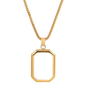 Collier personnalisé en acier inoxydable pour sublimation, bijoux colorés à personnaliser, pendentif pour impression à chaud - Product Image 3