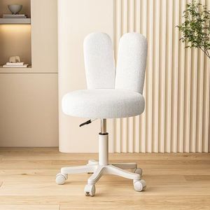Taburete Rodante para Estética, Silla de Computadora, Taburete para Manicura y Maquillaje, Silla con Respaldo y Altura Ajustable, Moderna y Sencilla para Uso Doméstico - Product Image 2