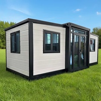 Maison conteneur extensible haute résistance de 40 pieds, design moderne, économe en énergie, caractéristiques imperméables pour le tourisme, les bureaux, les bâtiments scolaires