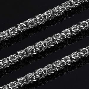 Collar de cadena grande de acero inoxidable para hombre, regalos para hombre, accesorios, pulsera de moda estilo Hip Hop Rock, joyería. - Product Image 3
