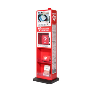 AED <b>cabinet</b>, smart video <b>cabinet</b>, floor <b>cabinet</b>, subway/shopping mall defibrillator <b>storage</b> <b>cabinet</b>, video alarm emergency - Product Image 3