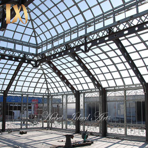 Grande serre extérieure de luxe en fer forgé pour arrière-cour sur mesure Gazebo - Product Image 5