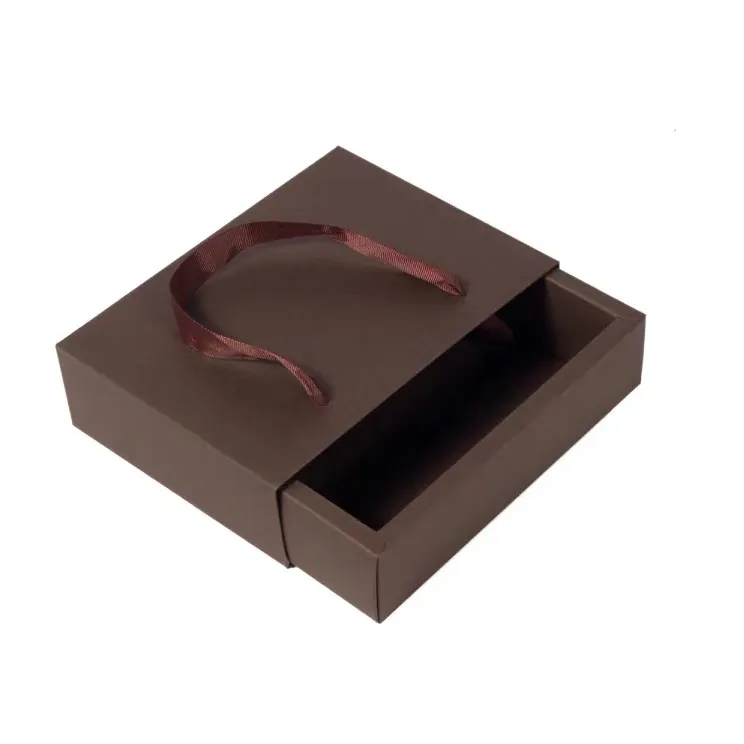 주문 인쇄 단단한 마분지 호화스러운 미끄러지는 기술 리본을 가진 엄밀한 생일 송로 버섯 초콜렛 막대기 포장 상자 호화스러운 검정