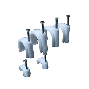 Câble d'agrafe de Pipeline en forme de U carré/<span class=keywords><strong>grillage</strong></span> en acier circulaire de clou matériel en Nylon Durable <span class=keywords><strong>pour</strong></span> la fixation de clou de selle de ciment - Product Image 2