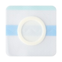 Patch transparent en gel de silicone PU, film vierge pour points d'acupuncture, avec cercle anti-fuite, étanche
