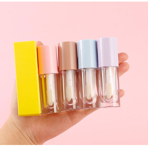 Lüks 5ml boş plastik dudak parlatıcısı tüp benzersiz ruj kabı ile vidalı kapak kozmetik dudak tonu şişe - Product Image 5
