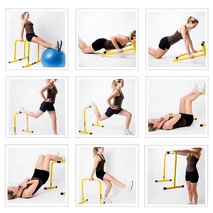 Barras para Flexiones con Dos Alturas Ajustables, Equipo de Gimnasio, <span class=keywords><strong>Barra</strong></span> para Flexiones sin Movimientos Oscilantes para Entrenamiento <span class=keywords><strong>en</strong></span> Casa - Product Image 6