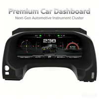 12.3 Inch LCD Digital Instrument Cluster Virtual Cockpit Dashboard Speedometer untuk Toyota Prado LC120 2004-2009 LC150 2010-2023