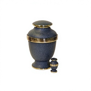 Urna Funeraria Americana para Adultos, Diseño Personalizado en Color, Ecológica y Biodegradable, Capacidad de 220/200 Pulgadas Cúbicas, Opción de Recuerdo - Product Image 1