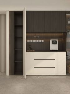 Tùy Chỉnh Hiện Đại Đơn Giản Rắn Gỗ Ăn <span class=keywords><strong>Sideboard</strong></span> Cao Thấp Kết Hợp Lưu Trữ Tủ Cho Nhà Sử Dụng Tùy Chỉnh Thực Hiện Cho Phòng Khách - Product Image 4