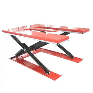 E Shape Stationary Scissor Lift Tables Hydraulic Scissor Lifting Platform