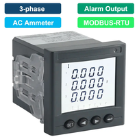 Compteur d'énergie triphasé programmable Acrel AMC72L-AI3 avec écran LCD, haute précision et communication RS485 Modbus-RTU