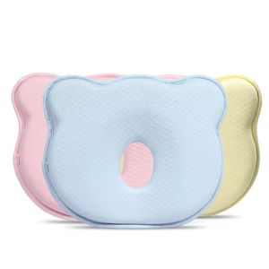 Almohada Transpirable para Bebés de 0 a 1 Año, Almohada de Algodón con Memoria Anti-Pliegues para Recién Nacidos, Agradable al Tacto - Product Image 1