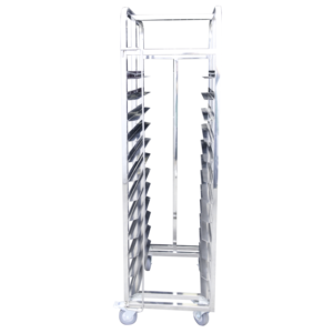 รถเข็นสแตนเลสพร้อมล้อสำหรับร้านอาหารและโรงแรมอุปกรณ์ครัวเชิงพาณิชย์ - Product Image 3