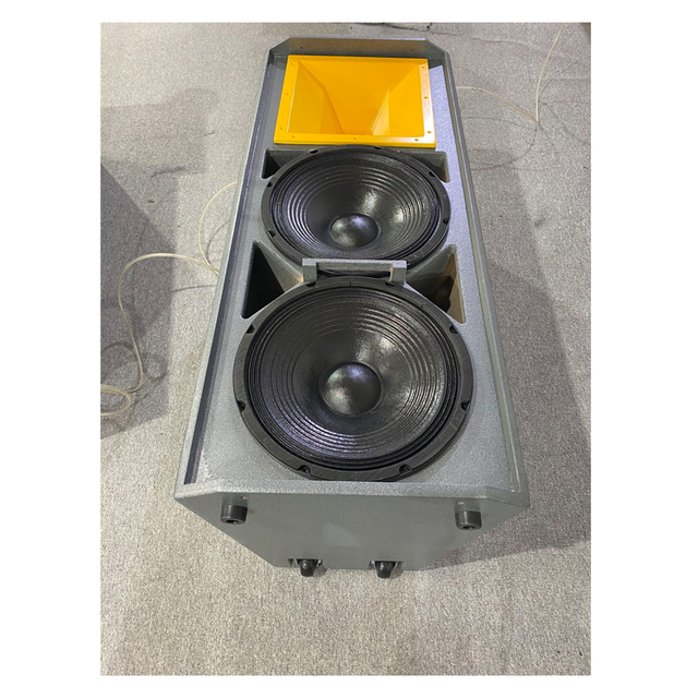 GE28 Hot Selling Double 18-inch Full Frequency Speaker 1600W PA Sound System Professional Passive Wooden Speaker