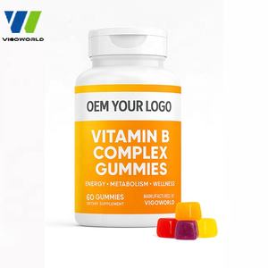 Vigoworld Vegan Super Metilado Vitamina B Complejo Gomitas Sin Azúcar Alta Potencia B12 Metilfolato para Hombres y Mujeres - Product Image 2
