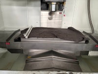Centre d'usinage vertical CNC VMC850, déplacement 800 x 500 x 500 mm, 24 outils ATC BT40, usinage robuste de plaques et coques de moules