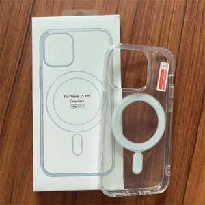 Étui magnétique transparent pour <span class=keywords><strong>iPhone</strong></span> 17 16 15 14 13 12 11 <span class=keywords><strong>XS</strong></span> Max XR, <span class=keywords><strong>coque</strong></span> de téléphone magnétique transparente à chargement sans fil pour Samsung S26 - Product Image 6