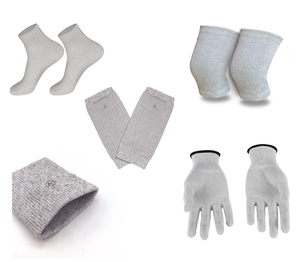 Mini <span class=keywords><strong>tens</strong></span> massaggio massaggio protezione del ginocchio conduttivo protezione del gomito terapia fisica strumento calzini massaggio conduttivo polso P - Product Image 3