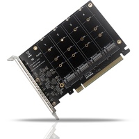 Asm3242 — carte pcie cruiser, collection 3.2, extension pour 4 emplacements, couleur noir, wd, ssd noir, 2 to, nvme, pcie gen4