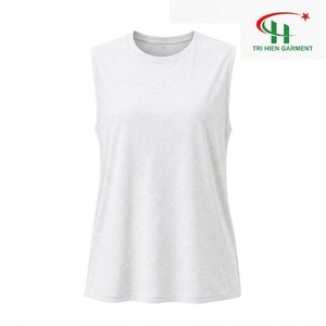 Wholesale <b>Women</b> Crew Neck Sports <b>Undershirt</b> Breathable Soft Loose Fit Gym Fitness Singlet from Vietnam - Product Image 1