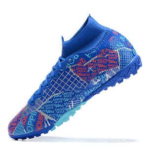 Chaussures de football montantes personnalisées pour hommes, crampons de marque populaires pour l'entraînement, chaussures de futsal d'intérieur pour garçons - Product Image 2