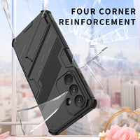 Funda con Soporte OMEVE para Samsung Galaxy S26 Ultra, S26 Plus, S25 Edge, S24 FE, S23, Protección Resistente a Caídas, Carcasa Rígida