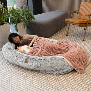 Letto per Cani di Grandi Dimensioni di Lusso, Super Grande, per un Sonno Più Profondo, Morbido e Soffice, in Schiuma Ortopedica, Lavabile - Product Image 2