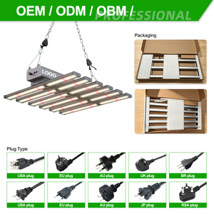 Lámpara LED de Cultivo LM301H de 1000W, Espectro Completo, Barras de Aluminio UV/IR de 240W/800W, para Hidroponía, Plantas de Interior, Floración, Baja Clasificación IP65 - Product Image 5