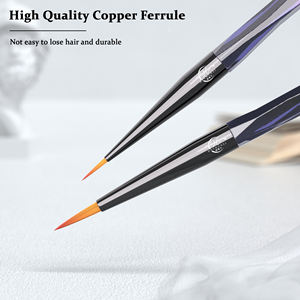 Nuevo Diseño, Juego <span class=keywords><strong>de</strong></span> 5 Pinceles <span class=keywords><strong>de</strong></span> Arte con Degradado, Pinceles <span class=keywords><strong>de</strong></span> Nailon para Acrílico, Acuarela, Óleo, Pinceles para Artistas - Product Image 3