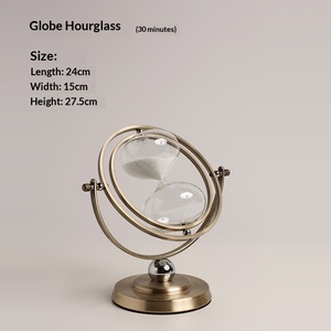 TONFO <span class=keywords><strong>Sablier</strong></span> de luxe léger, décoration d'art haut de gamme pour bureau, maison, salon, meuble TV, bibliothèque - Product Image 6