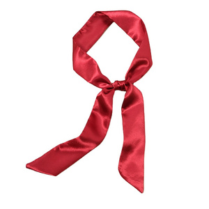 Pañuelo de seda estrecho de lujo con estampado mitológico egipcio para mujer, cinta para asa de bolso, lazo de satén a la moda - Product Image 5