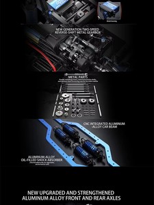 Coche RC MJX H8P 1/8 Bronco R con Licencia, Todoterreno 4x4 con Motor sin Escobillas, ESC de 80A, 3S, Aleación de Aluminio, Vehículo Todoterreno a Control Remoto - Product Image 5