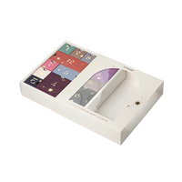 Caja de Calendario de Adviento Personalizada Premium, Caja de Regalo Plegable con 9 Ventanas, Impresión Personalizada para Navidad, Joyería y Sets de Belleza