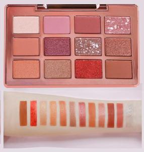 Paleta de Sombras de Ojos de 12 Colores, Electrochapada en Oro Rosa, de Alta Pigmentación, con Espejo, Acabado Mate, Personalizable para MLM, Nueva OEM - Product Image 6